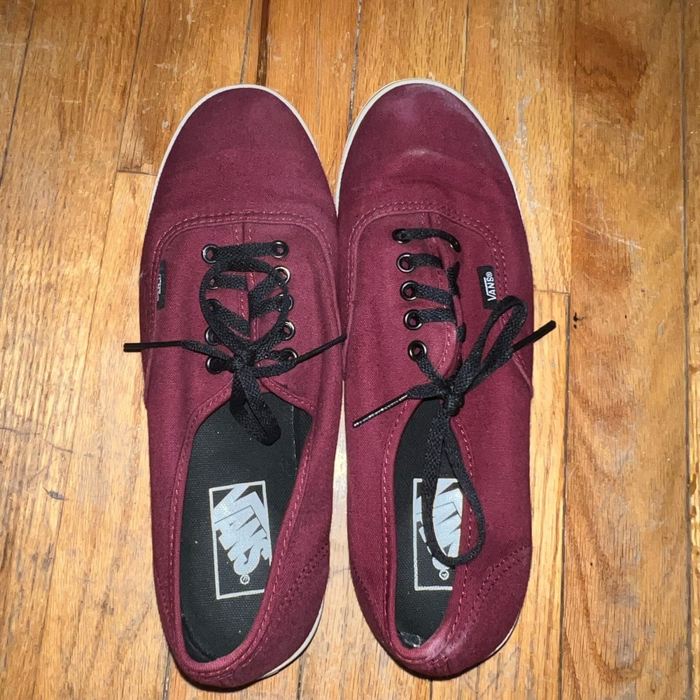 Vans Burgundy Sneakers